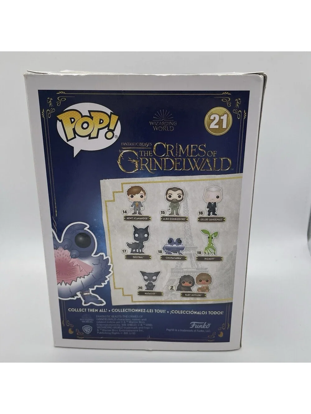 Funko Pop! The Crimes Of Grindelwald #21 Chupacabra Hot Topic Exclusive - New